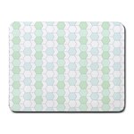 Allover Graphic Soft Aqua Small Mouse Pad (Rectangle) Front