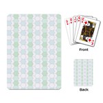 Allover Graphic Soft Aqua Playing Cards Single Design