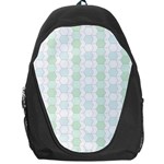 Allover Graphic Soft Aqua Backpack Bag