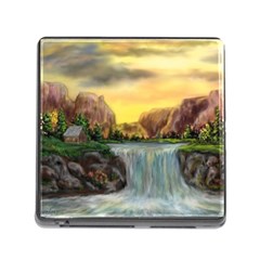 Brentons Waterfall - Ave Hurley - Artrave - Memory Card Reader With Storage (square) by ArtRave2