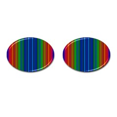 Strips Cufflinks (oval)