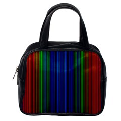 Strips Classic Handbag (one Side) by Siebenhuehner