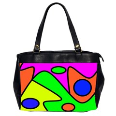 Abstract Oversize Office Handbag (two Sides) by Siebenhuehner