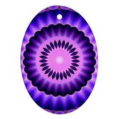 Mandala Oval Ornament (two Sides) by Siebenhuehner