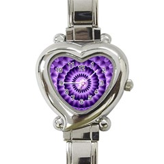 Mandala Heart Italian Charm Watch  by Siebenhuehner