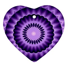 Mandala Heart Ornament (two Sides)