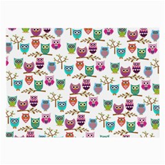 Happy Owls Glasses Cloth (large) by Ancello