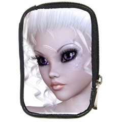 Fairy Elfin Elf Nymph Faerie Compact Camera Leather Case by goldenjackal