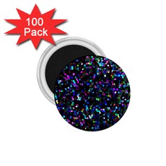 Glitter 1 1 75  Button Magnet (100 Pack)
