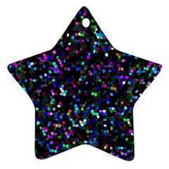 Glitter 1 Star Ornament (two Sides) by MedusArt