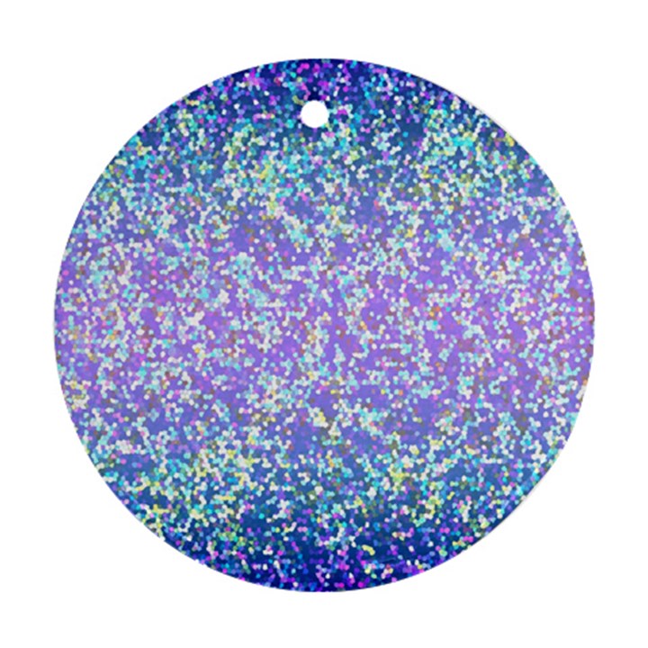 Glitter2 Round Ornament (Two Sides)