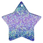 Glitter2 Star Ornament (Two Sides)