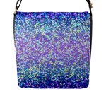 Glitter2 Flap Closure Messenger Bag (Large)