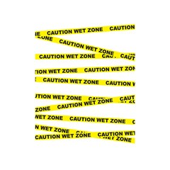 Caution Shower Curtain 48  X 72  (small) by Contest1732468