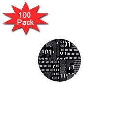 Beauty Of Binary 1  Mini Button (100 Pack)