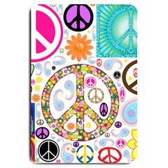 Peace Collage Large Door Mat by StuffOrSomething