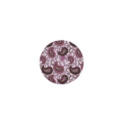 Paisley In Pink 1  Mini Button Magnet