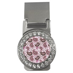 Paisley In Pink Money Clip (cz)