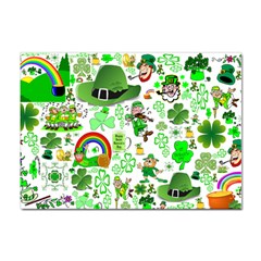St Patrick s Day Collage A4 Sticker 100 Pack by StuffOrSomething