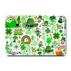 St Patrick s Day Collage Small Door Mat by StuffOrSomething