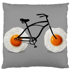 Egg Bike Large Cushion Case (two Sided) 