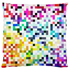 Pixelated Large Cushion Case (two Sided)  by Contest1878042