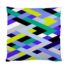 Smart Diagonals In Lime Cushion Case (single Sided)  by Contest1878042