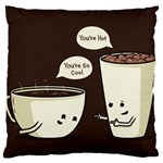 Coffee Love Large Cushion Case (Two Sided)  Front