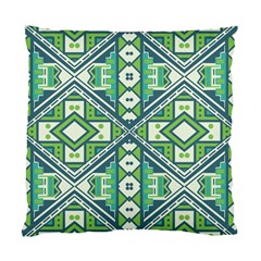 Green Pattern Cushion Case (two Sided)  by LoveModa