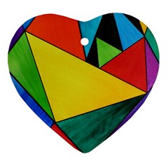 Abstract Heart Ornament (two Sides) by Siebenhuehner