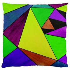 Abstract Large Cushion Case (single Sided)  by Siebenhuehner