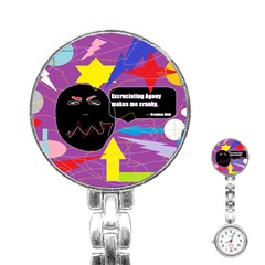 Excruciating Agony Stainless Steel Nurses Watch by FunWithFibro