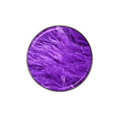 Purple Tresses Golf Ball Marker (for Hat Clip) by FunWithFibro