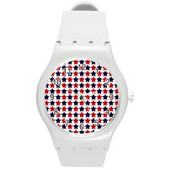 Patriot Stars Plastic Sport Watch (medium) by StuffOrSomething