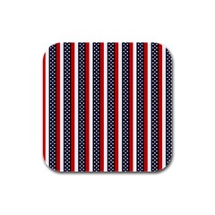 Patriot Stripes Drink Coasters 4 Pack (square) by StuffOrSomething