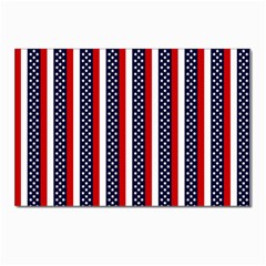 Patriot Stripes Postcard 4 x 6  (10 Pack) by StuffOrSomething