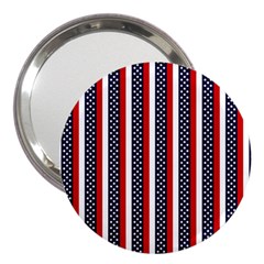 Patriot Stripes 3  Handbag Mirror by StuffOrSomething
