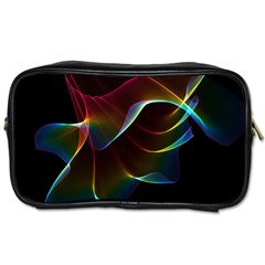 Imagine, Through The Abstract Rainbow Veil Travel Toiletry Bag (one Side) by DianeClancy