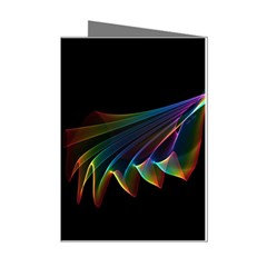  Flowing Fabric Of Rainbow Light, Abstract  Mini Greeting Card (8 Pack) by DianeClancy