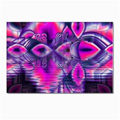 Rose Crystal Palace, Abstract Love Dream  Postcard 4 x 6  (10 Pack) by DianeClancy