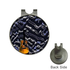 Sound Waves Hat Clip With Golf Ball Marker by Rbrendes