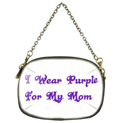 I Wear Purple For My Mom Chain Purse (two Sided)  by FunWithFibro