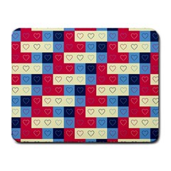 Hearts Small Mouse Pad (rectangle) by Siebenhuehner