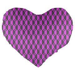 Retro 19  Premium Heart Shape Cushion by Siebenhuehner