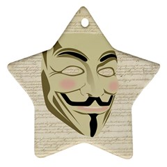We The Anonymous People Star Ornament by StuffOrSomething