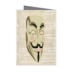 We The Anonymous People Mini Greeting Card (8 Pack) by StuffOrSomething