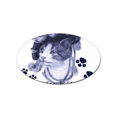 Miss Kitty Blues Sticker 10 Pack (oval) by misskittys