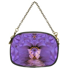 Artsy Purple Awareness Butterfly Chain Purse (one Side) by FunWithFibro