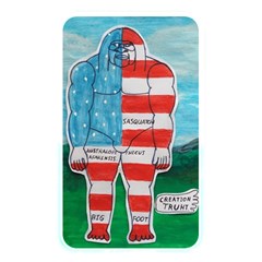 Painted Flag Big Foot Aust Memory Card Reader (rectangular) by creationtruth