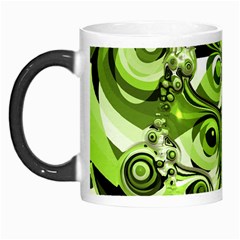 Retro Green Abstract Morph Mug